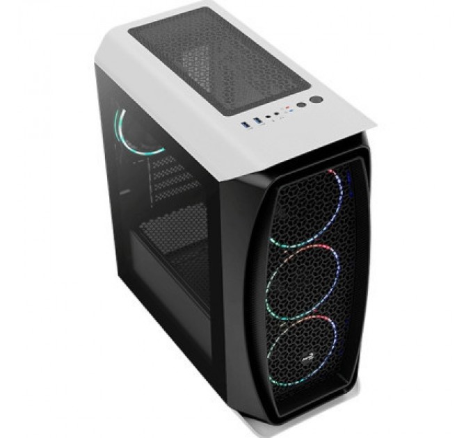 AeroCool Корпус AeroCool Aero One Mini Eclipse-G-WT-v1 Black/White (ACCS-PB18143.21)