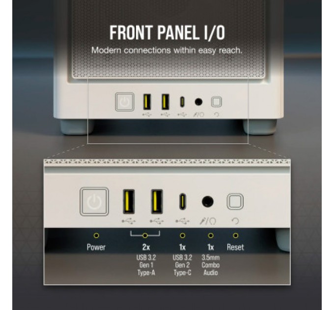 Corsair Корпус Corsair 2000D AIRFLOW White (CC-9011245-WW)