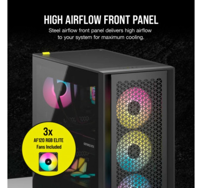 Corsair Корпус Corsair iCUE 4000D RGB Airflow Black (CC-9011240-WW)