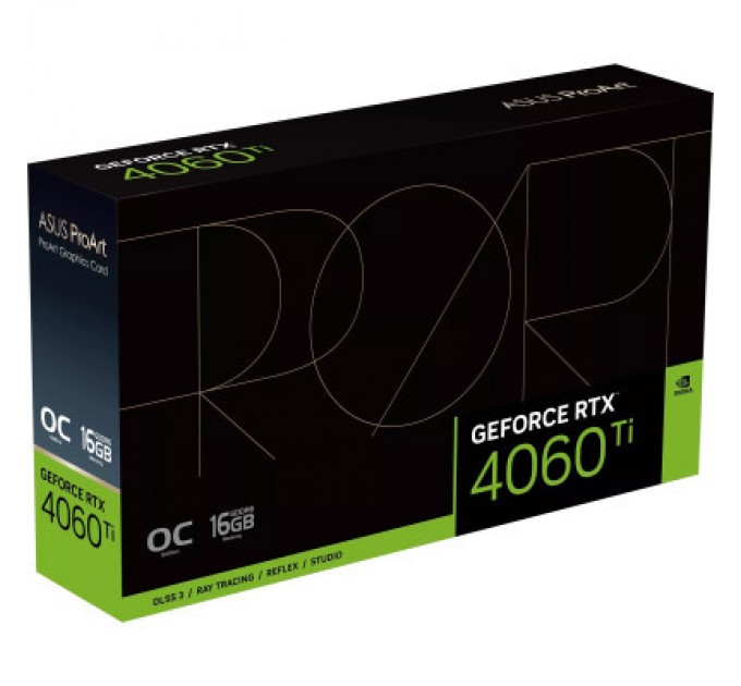 ASUS Відеокарта ASUS GeForce RTX4060Ti 16Gb PROART OC (PROART-RTX4060TI-O16G)