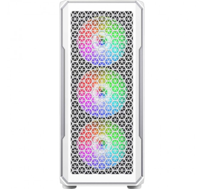 2E Корпус 2E Gaming Hexagon G338W, без БЖ, 2xUSB 3.0, 1xUSB Type-C, 1x120mm, 3x120mm ARGB, TG Side Panel, AT (2E-G338W)