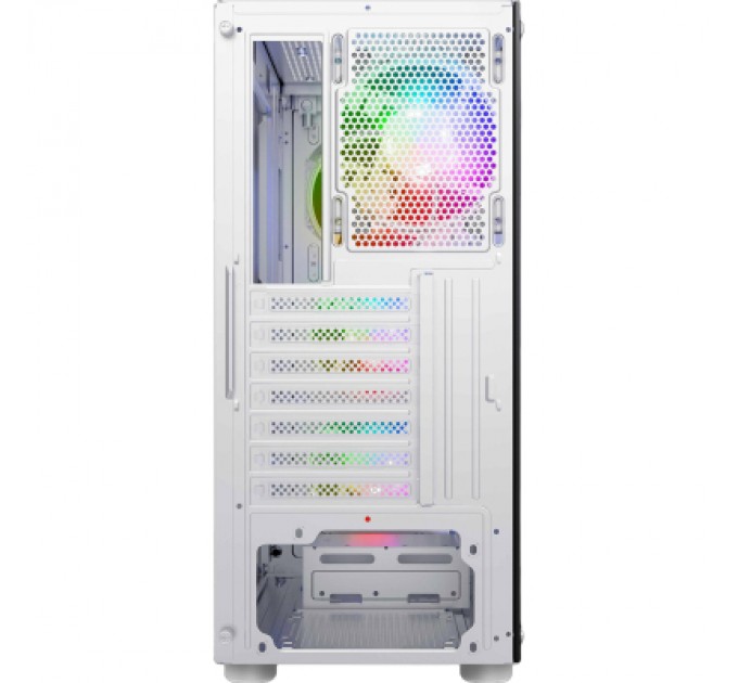 2E Корпус 2E Gaming Hexagon G338W, без БЖ, 2xUSB 3.0, 1xUSB Type-C, 1x120mm, 3x120mm ARGB, TG Side Panel, AT (2E-G338W)