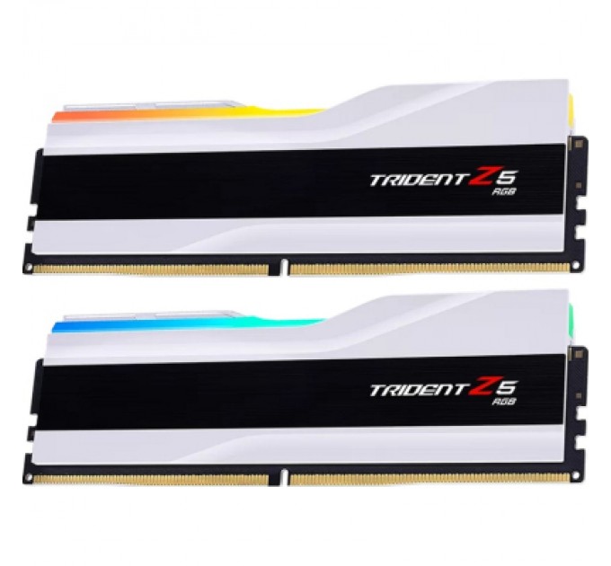 G.Skill Модуль пам'яті для комп'ютера DDR5 32GB (2x16GB) 6000 MHz Trident Z5 RGB White G.Skill (F5-6000J3636F16GX2-TZ5RW)