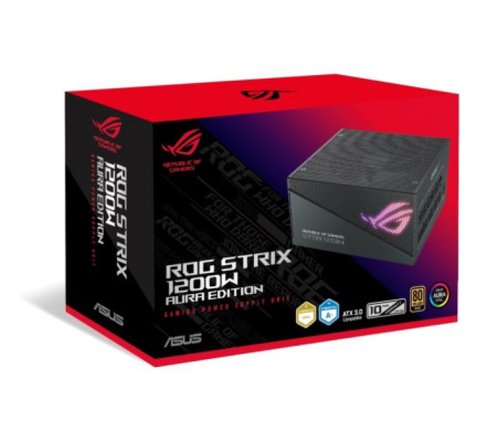 ASUS Блок живлення ASUS 1200W ROG STRIX PCIE5 Gold Aura Edition (90YE00P0-B0NA00)