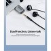 Vention Звукова плата Vention Audio USB 1х3,5mm jack 4pin Metal (OMTP-CTIA) (CDLH0)