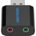 Vention Звукова плата Vention Audio USB 2х3,5mm jack Metal (VAB-S17-B)