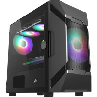 Корпус 1stPlayer D3-A-F2P-F2-BK