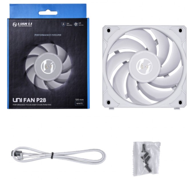 Lian Li Кулер до корпусу Lian Li P28 Single White (G99.12P281W.00)