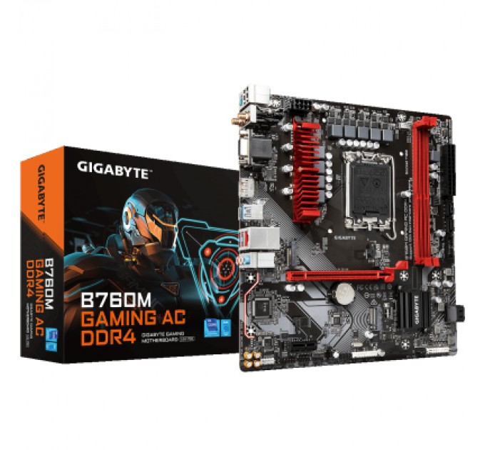 GIGABYTE Материнська плата GIGABYTE B760M GAMING AC DDR4