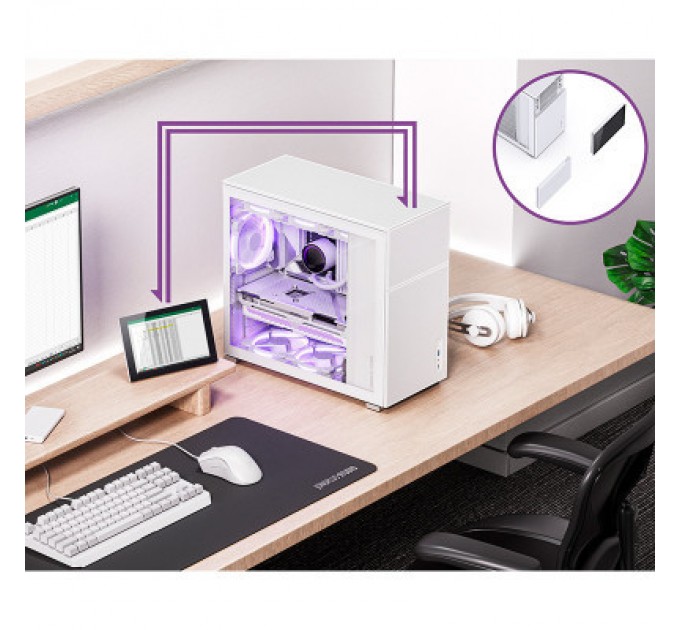 JONSBO Корпус JONSBO D41 MESH SC White