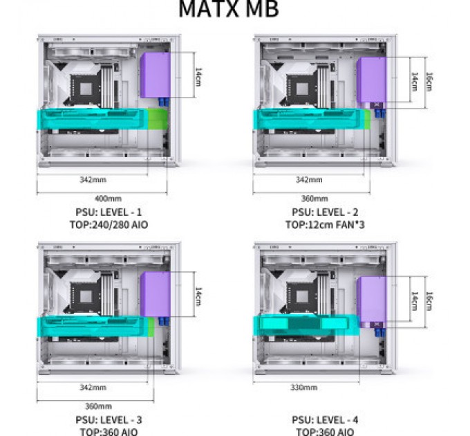 JONSBO Корпус JONSBO D41 MESH SC White