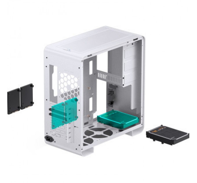 JONSBO Корпус JONSBO U4 PRO MESH White