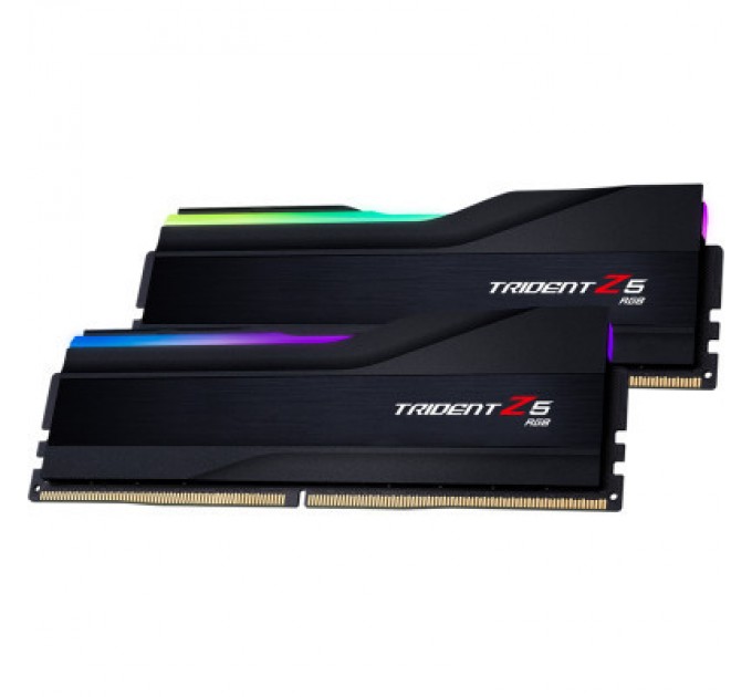 G.Skill Модуль пам'яті для комп'ютера DDR5 32GB (2x16GB) 6000 MHz Trident Z5 RGB Black G.Skill (F5-6000J3040F16GX2-TZ5RK)