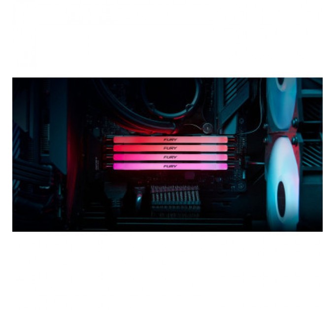 Kingston Fury (ex.HyperX) Модуль пам'яті для комп'ютера DDR5 16GB 6000 MHz Renegade RGB Kingston Fury (ex.HyperX) (KF560C32RSA-16)