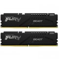 Kingston Fury (ex.HyperX) Модуль пам'яті для комп'ютера DDR5 64GB (2x32GB) 5600 MHz Beast Black Kingston Fury (ex.HyperX) (KF556C36BBEK2-64)