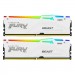 Kingston Fury (ex.HyperX) Модуль пам'яті для комп'ютера DDR5 64GB (2x32GB) 5600 MHz Beast White RGB Kingston Fury (ex.HyperX) (KF556C36BWEAK2-64)