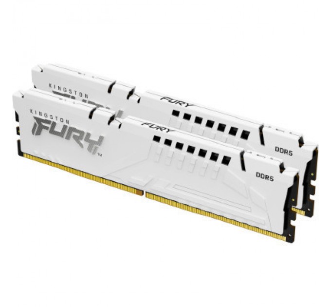 Kingston Fury (ex.HyperX) Модуль пам'яті для комп'ютера DDR5 64GB (2x32GB) 6000 MHz Beast White Kingston Fury (ex.HyperX) (KF560C36BWEK2-64)