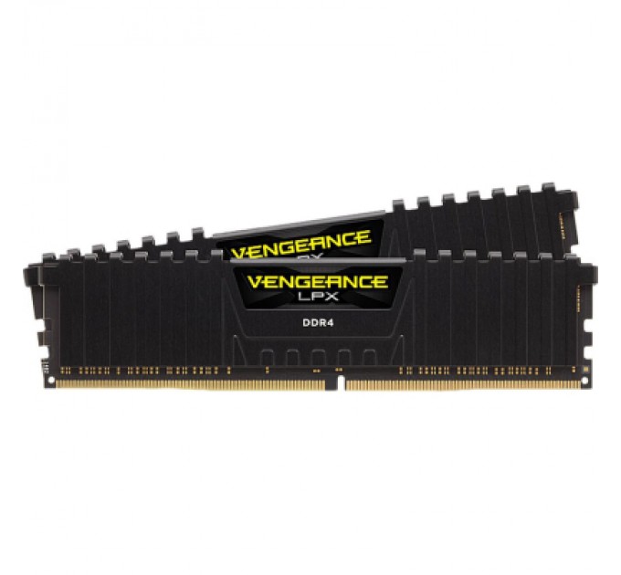 Corsair Модуль пам'яті для комп'ютера DDR4 64GB (2x32GB) 3600 MHz Vengeance LPX Black Corsair (CMK64GX4M2D3600C18)