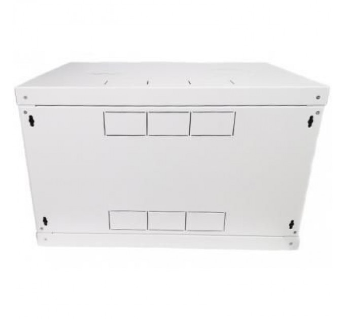 Eserver Шафа настінна Eserver 4U 19" 600х350х284 (Ш*Г*В), скло, сіра (ES-Е435G)