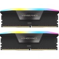 Corsair Модуль пам'яті для комп'ютера DDR5 32GB (2x16GB) 6000 MHz Vengeance RGB Black Corsair (CMH32GX5M2B6000C30)