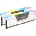Corsair Модуль пам'яті для комп'ютера DDR5 64GB (2x32GB) 6000 MHz XMP 3.0 Vengeance RGB White Corsair (CMH64GX5M2B6000C40W)