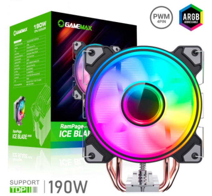 Gamemax Кулер до процесора Gamemax Ice Blade Argb
