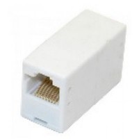 Зрощувач Merlion 1+1 RJ45 UTP 5e, White (00190	/ 11445)