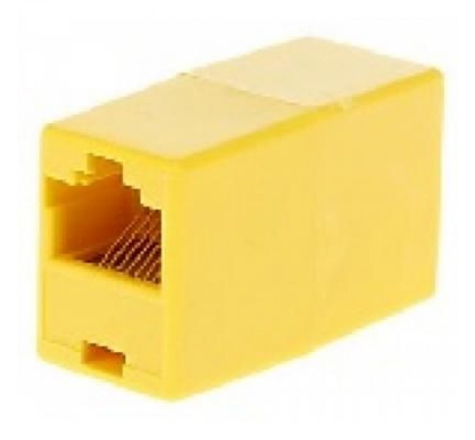 Merlion Зрощувач 1+1 RJ45 UTP 5e, Yellow Merlion (06185)