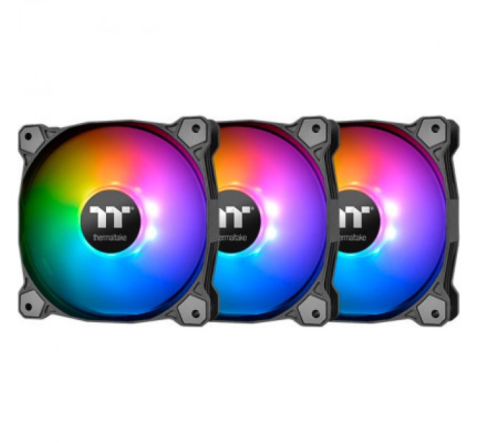 ThermalTake Кулер до корпусу ThermalTake Pure Plus RGB 12 Radiator Fan TT Premium Edition 3Pack/Fan/120 (CL-F063-PL12SW-A)