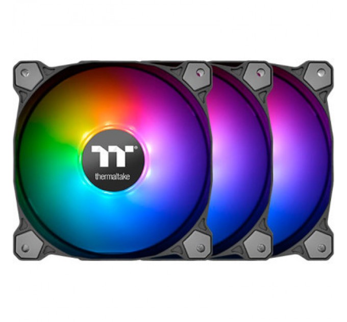 ThermalTake Кулер до корпусу ThermalTake Pure Plus RGB 12 Radiator Fan TT Premium Edition 3Pack/Fan/120 (CL-F063-PL12SW-A)