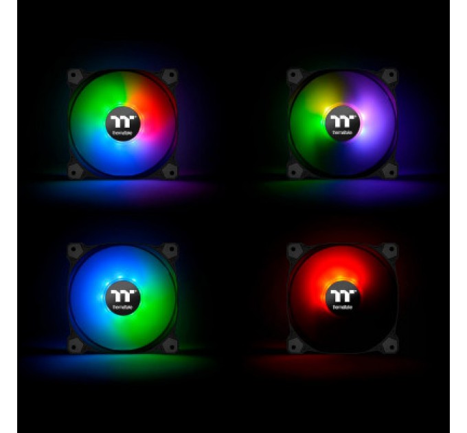 ThermalTake Кулер до корпусу ThermalTake Pure Plus RGB 12 Radiator Fan TT Premium Edition 3Pack/Fan/120 (CL-F063-PL12SW-A)