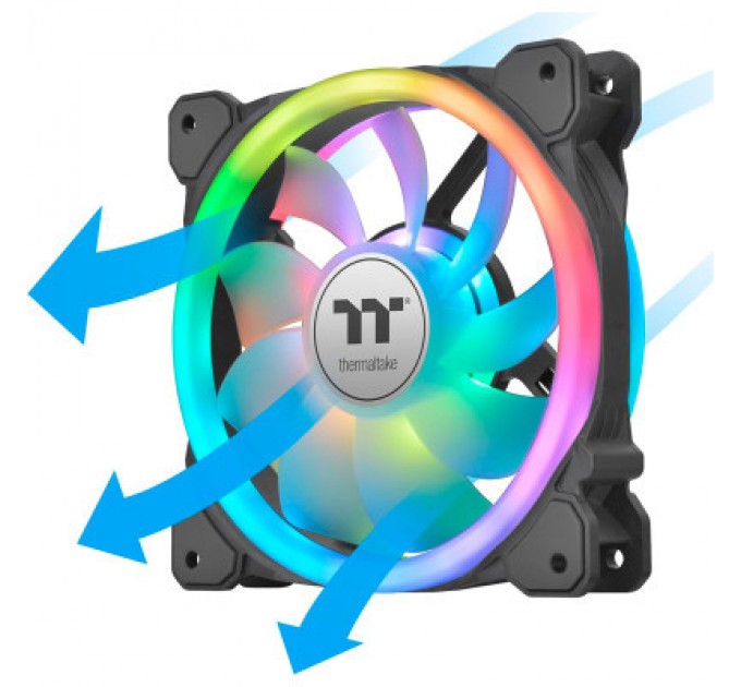 ThermalTake Кулер до корпусу ThermalTake SWAFAN 14 RGB Radiator Fan TT Premium Edition 3 Pack/Fan/14025 (CL-F138-PL14SW-A)