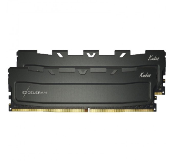 eXceleram Модуль пам'яті для комп'ютера DDR4 32GB (2x16GB) 3200 MHz Black Kudos eXceleram (EKBLACK4323216XD)