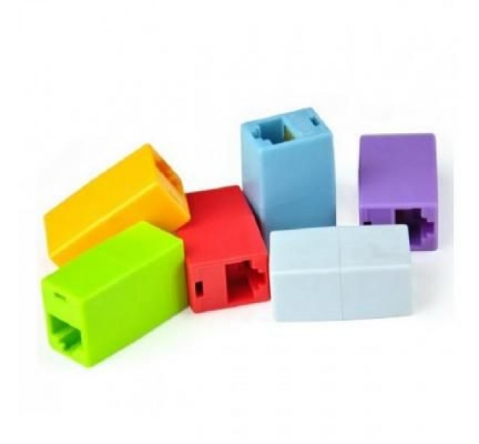 Merlion Зрощувач 1+1 RJ45 UTP 5e, Red Merlion (11699)