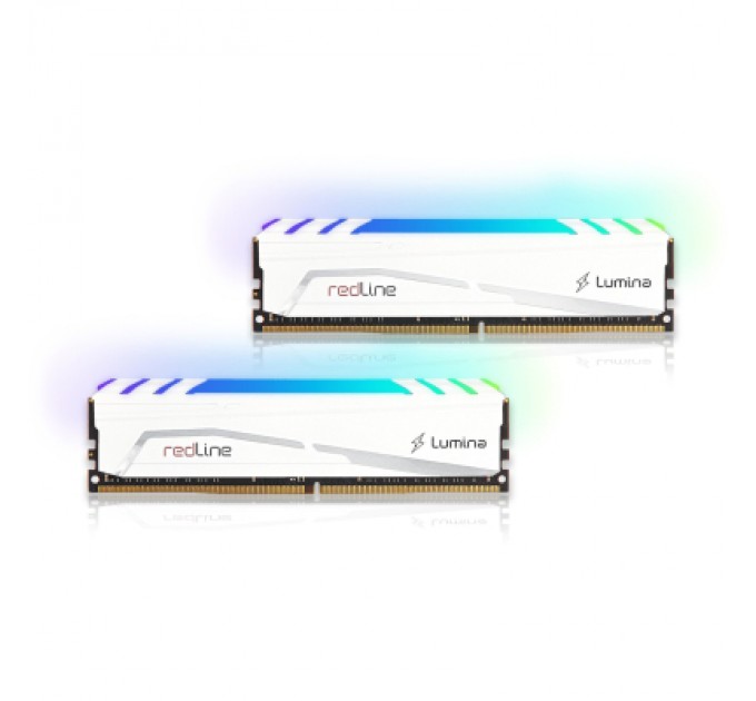Mushkin Модуль пам'яті для комп'ютера DDR5 32GB (2x16GB) 6800 MHz Redline RGB White Mushkin (MLB5C680CKKP16GX2)