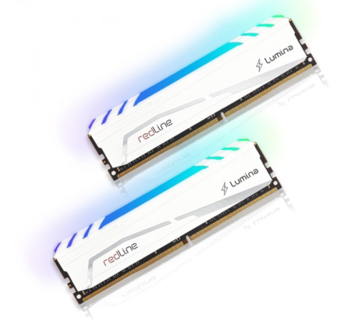 Mushkin Модуль пам'яті для комп'ютера DDR5 32GB (2x16GB) 6800 MHz Redline RGB White Mushkin (MLB5C680CKKP16GX2)