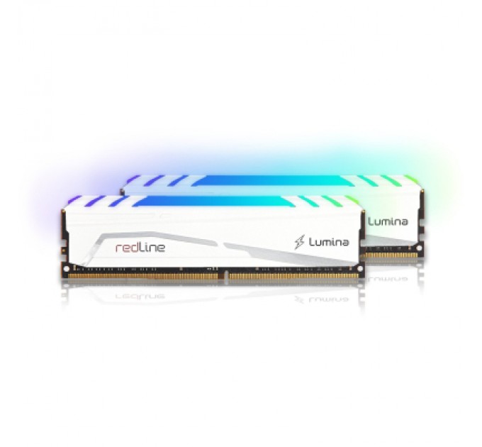 Mushkin Модуль пам'яті для комп'ютера DDR5 64GB (2x32GB) 6400 MHz Redline RGB White Mushkin (MLB5C640BGGP32GX2)