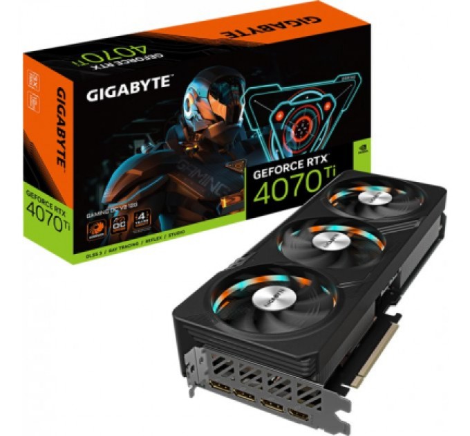 GIGABYTE Відеокарта GIGABYTE GeForce RTX4070Ti 12Gb GAMING OC (GV-N407TGAMING OCV2-12GD)