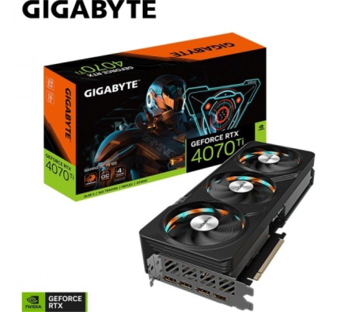 GIGABYTE Відеокарта GIGABYTE GeForce RTX4070Ti 12Gb GAMING OC (GV-N407TGAMING OCV2-12GD)