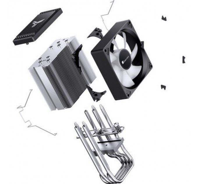 JONSBO Кулер до процесора JONSBO CR-1400 EVO ARGB Black