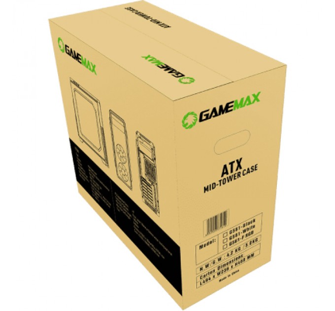 Gamemax Корпус Gamemax G561-FRGB-WH
