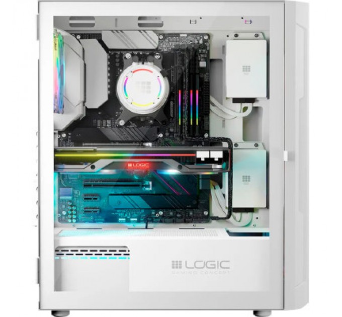 Logic concept Корпус Logic concept ARAMIS MESH+GLASS ARGB fans 4x120mm WHITE (AT-ARAMIS-20-0000000-0002)