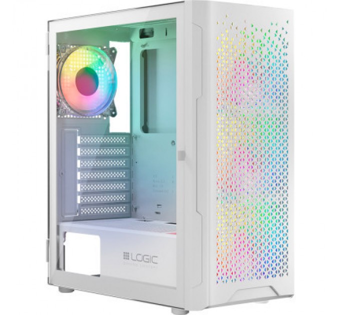 Logic concept Корпус Logic concept ARAMIS MESH+GLASS ARGB fans 4x120mm WHITE (AT-ARAMIS-20-0000000-0002)