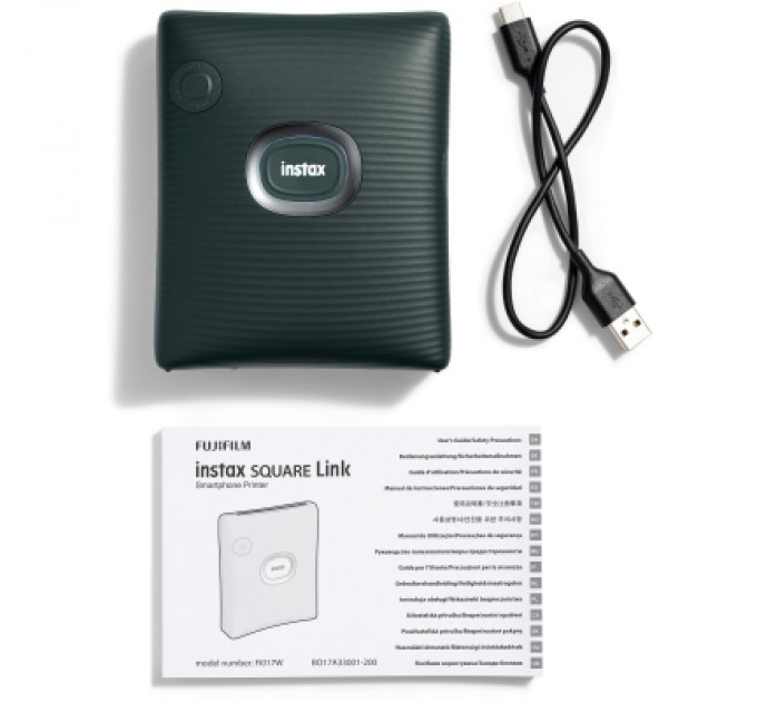 Fujifilm Сублімаційний принтер Fujifilm INSTAX SQ Link Green (16785482)