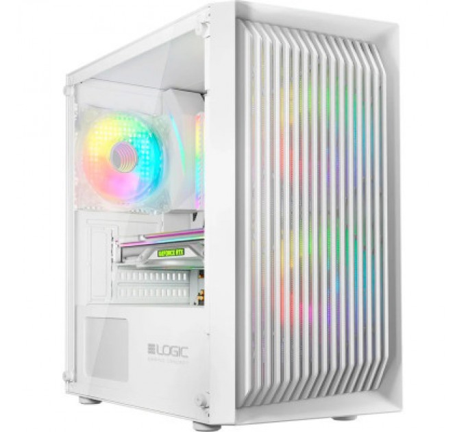 Logic concept Корпус Logic concept ATOS MESH+GLASS ARGB fans 3x120mm WHITE (AM-ATOS-20-0000000-0002)