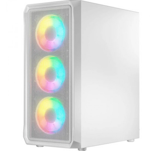 Logic concept Корпус Logic concept PORTOS MESH+GLASS ARGB fans 3x120mm WHITE (AM-PORTOS-20-0000000-0002)