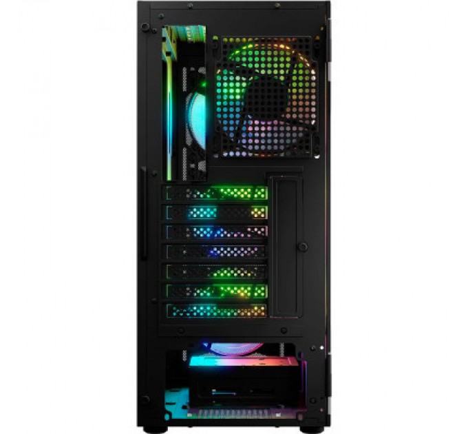 Logic concept Корпус Logic concept PORTOS MESH+GLASS ARGB fans 4x120mm BLACK (AT-PORTOS-10-0000000-0002)