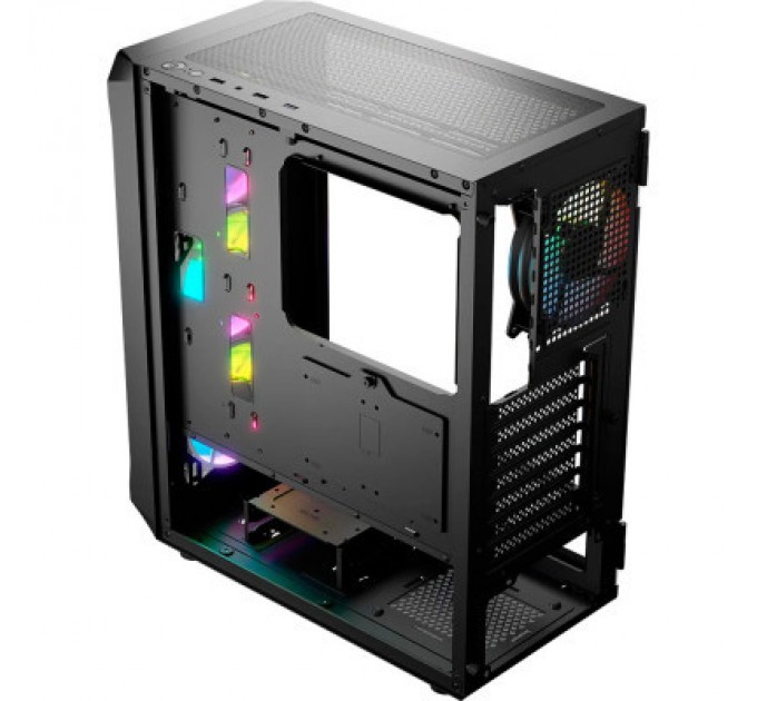 Logic concept Корпус Logic concept PORTOS MESH+GLASS ARGB fans 4x120mm BLACK (AT-PORTOS-10-0000000-0002)