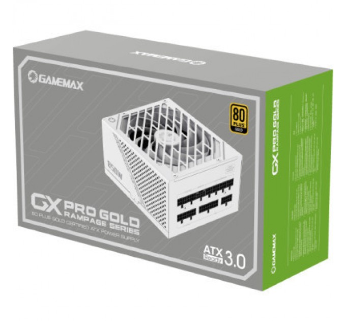 Gamemax Блок живлення Gamemax 1050W (GX-1050 PRO WT (ATX3.0 PCIe5.0)