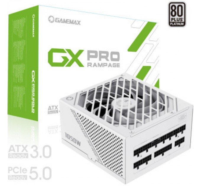 Gamemax Блок живлення Gamemax 1050W (GX-1050 PRO WT (ATX3.0 PCIe5.0)